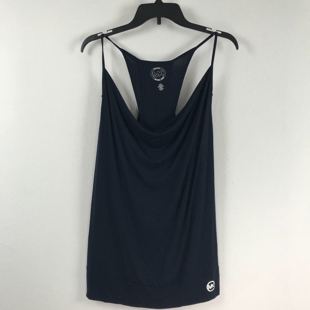 MICHAEL Michael Kors Draped Racerback Tank Top